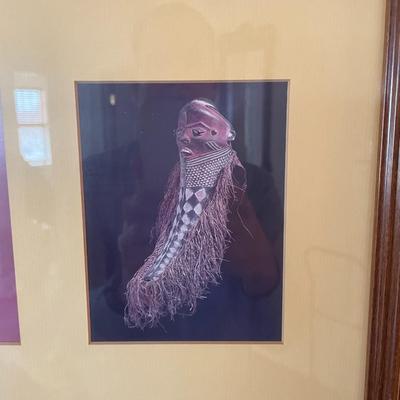 Framed Art of Different African Tribal Statues