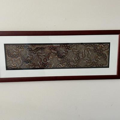 Framed Aboriginal Art from Australia
