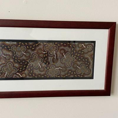 Framed Aboriginal Art from Australia