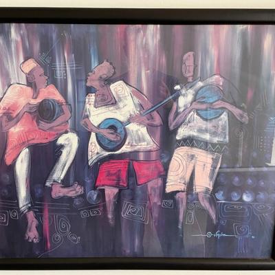 Classic African American Art Framed