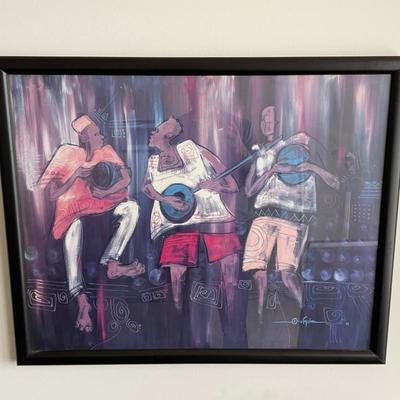 Classic African American Art Framed