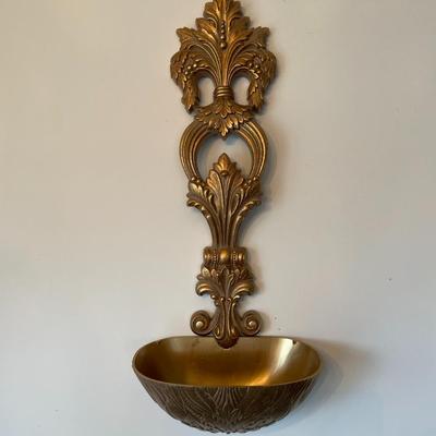 Giant Golden Spoon Shaped Plant Holder