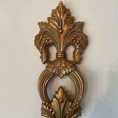 Giant Golden Spoon Shaped Plant Holder