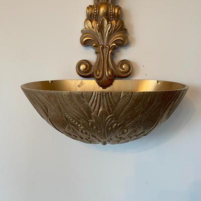 Giant Golden Spoon Shaped Plant Holder
