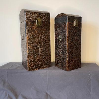 Set of Wooden Vintage Wine/Bottle Holders