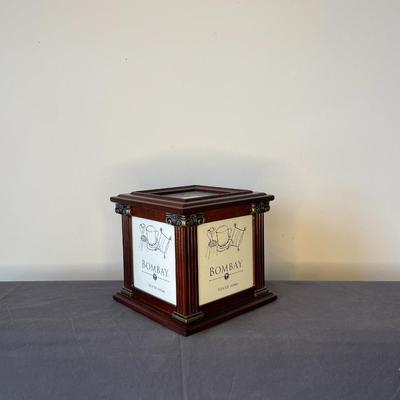 Bombay Company Wood Photo Cube