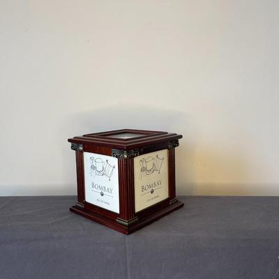 Bombay Company Wood Photo Cube