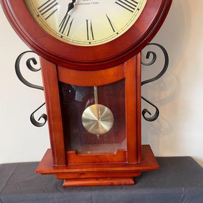 Crown Court Quartz Westminster Chime Wall Clock