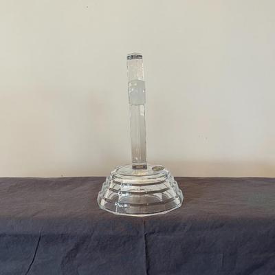 Vintage DePlomb Clear Lead Crystal Cross