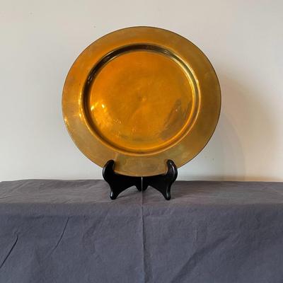Decorative Brass Charger Plate