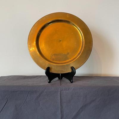 Decorative Brass Charger Plate
