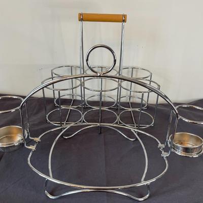 Vintage Dinner Party Server and Caddy.