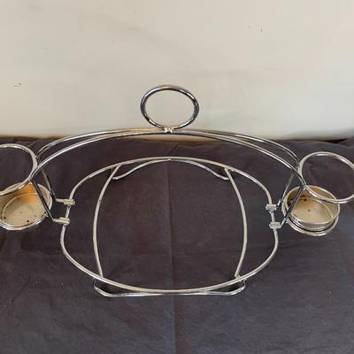 Vintage Dinner Party Server and Caddy.