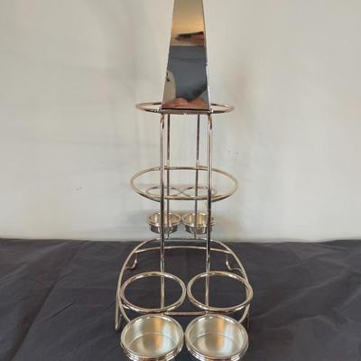 Silver Chafing 3 Tier Dish Holder