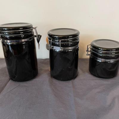 3PC Anchor Hocking Home Collection Canister Set