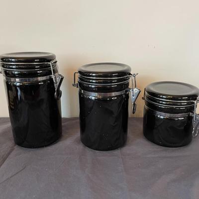 3PC Anchor Hocking Home Collection Canister Set