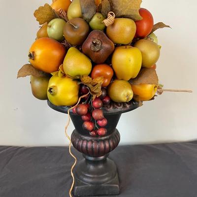 Vintage Fruit Topiary Tabletop Decoration.
