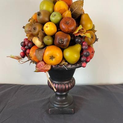 Vintage Fruit Topiary Tabletop Decoration.