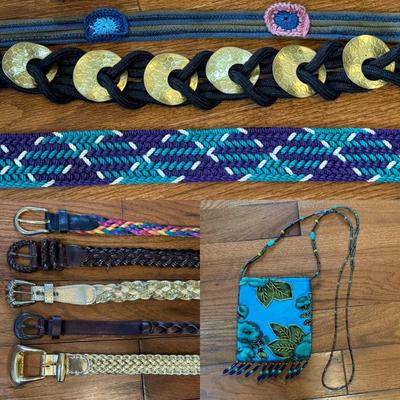 Multi-Colored Funky Belts and Beaded Purses (PB-DZ)