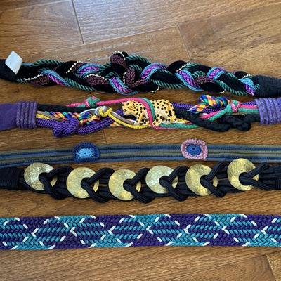 Multi-Colored Funky Belts and Beaded Purses (PB-DZ)