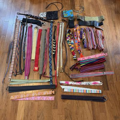 Multi-Colored Funky Belts and Beaded Purses (PB-DZ)