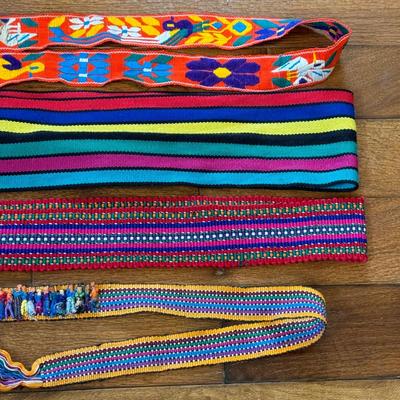 Multi-Colored Funky Belts and Beaded Purses (PB-DZ)