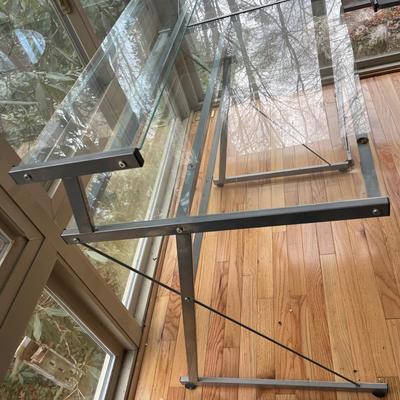 Glass & Metal Desk (S-MG)