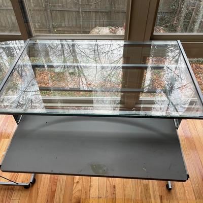 Glass & Metal Desk (S-MG)
