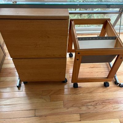 Glass & Metal Desk (S-MG)