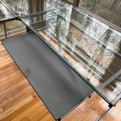 Glass & Metal Desk (S-MG)