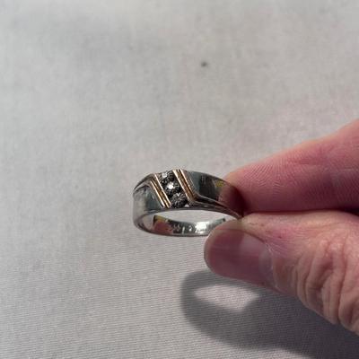 “Enduring Love” Bradford Exchange Men’s Diamond Ring (ST-BB)
