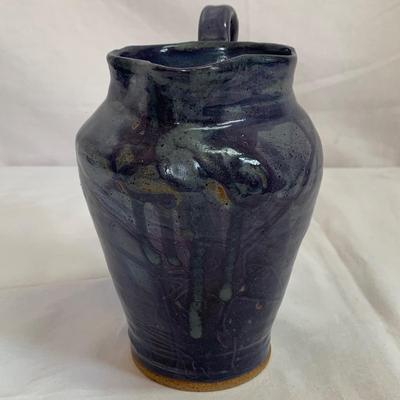 Blue Hued Signed Handmade Pottery (K-HS)