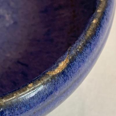 Blue Hued Signed Handmade Pottery (K-HS)