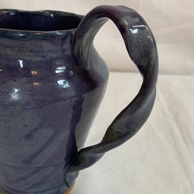 Blue Hued Signed Handmade Pottery (K-HS)