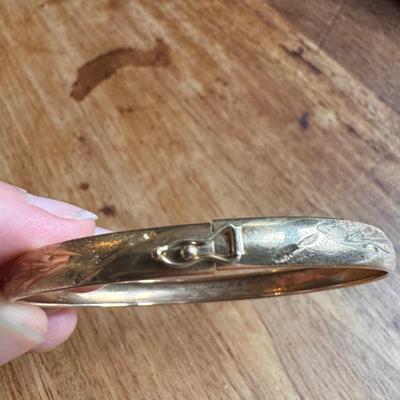 14K Gold Bracelet and Earrings (ST-BB)