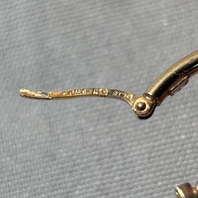14K Gold Bracelet and Earrings (ST-BB)