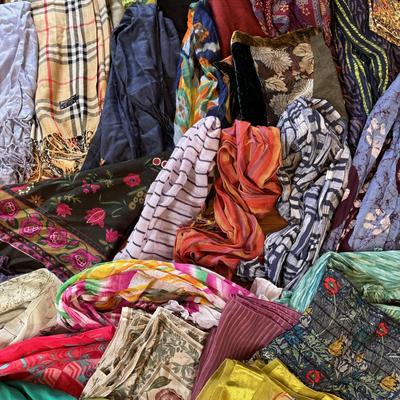 Pashmina, Silk and Other Scarves (PB-DZ)