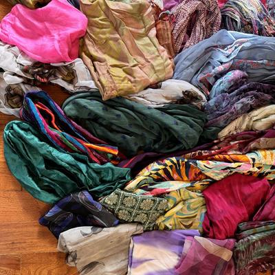 Pashmina, Silk and Other Scarves (PB-DZ)