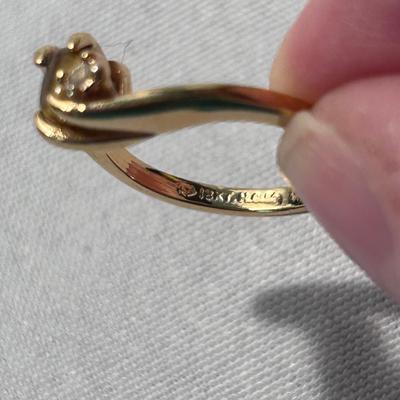 Two 18K Gold Rings (ST-BB)