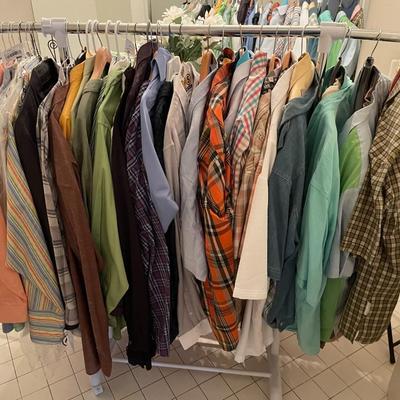Lot of Assorted Men's Button Down Shirts
