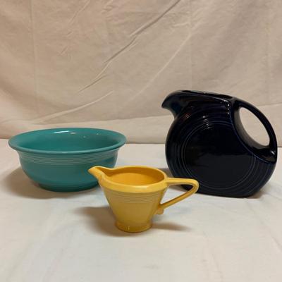Homer Laughlin Fiesta Ware 9” Turquoise Bowl & More (K-HS)