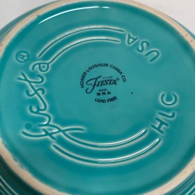 Homer Laughlin Fiesta Ware 9” Turquoise Bowl & More (K-HS)