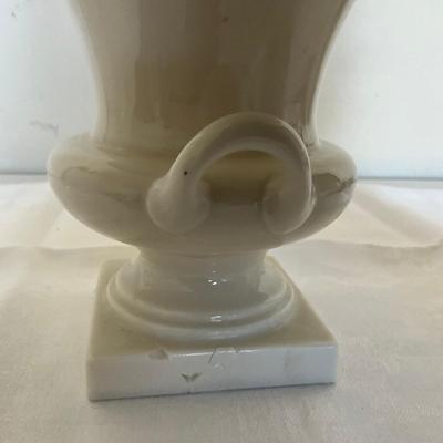 344 Lenox White Ceramic Urn