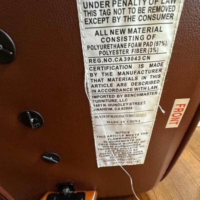 Benchmaster Recliner Chair with Ottoman