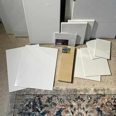 362 Assortment of Canvases