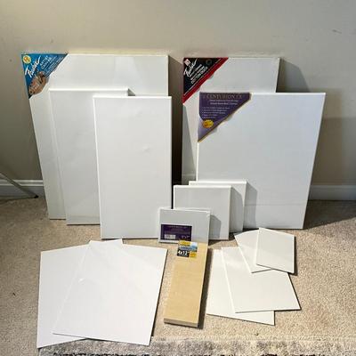 362 Assortment of Canvases