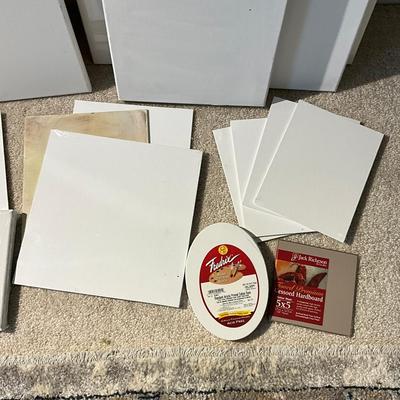 363 Assortment of Canvases