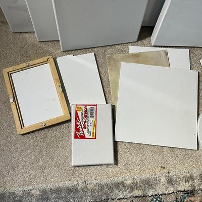 363 Assortment of Canvases