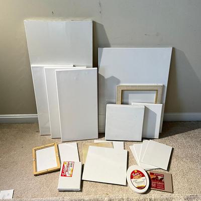 363 Assortment of Canvases