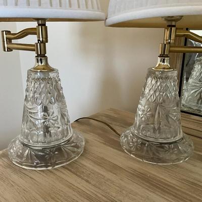 368 Vintage Milk Glass Lamp With Shade & Other Items Lot
